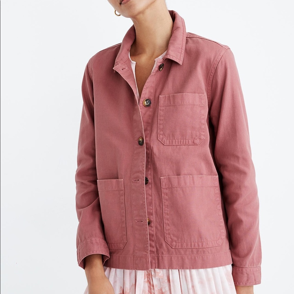 Madewell Garment-Dyed Ashwood Chore Coat